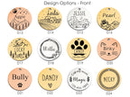 Personalized Stainless Steel Dog Tag, Laser Engraved Pet ID