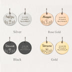 Personalized Stainless Steel Dog Tag, Laser Engraved Pet ID