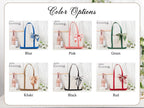 Embroidered Personalized Tote Bag, Monogram Tote Bag, Gift for Her, Gift for Mom, Bridesmaid Gift, Bride Gift, Travel Bag, Teacher Gifts