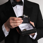 Personalized Flask For Men, Customized Engraved Groomsman And Best Man Gift, Wedding Flask For Groom, Dad, Boyfriend, And Husband, Unique Groomsman Proposal Gift For Bachelor Party, Monogrammed Flask Gift Set, Father's Day Gift