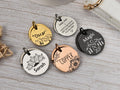 Personalized Stainless Steel Dog Tag, Laser Engraved Pet ID