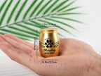 Personalized Mini Cremation Urn: Engraved Stainless Steel Ashes Keepsake