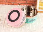 Engraved Stainless Steel Pet Bowl: Custom Insulated Dog & Cat Food and Water Bowl