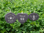 Engraved Pet Memorial Stone: Personalized Dog Cat Garden Marker