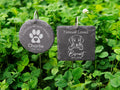 Engraved Pet Memorial Stone: Personalized Dog Cat Garden Marker