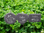 Engraved Pet Memorial Stone: Personalized Dog Cat Garden Marker