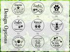 Engraved Pet Memorial Stone: Personalized Dog Cat Garden Marker