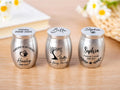 Engraved Pet Cremation Urn: Stainless Steel Mini Ashes Memorial