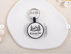 Personalized Silent Silicone Dog Tag: Engraved Pet ID, Custom Text