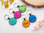 Personalized Silent Silicone Dog Tag: Engraved Pet ID, Custom Text