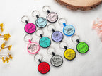 Personalized Silent Silicone Dog Tag: Engraved Pet ID, Custom Text