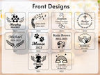Personalized Tree of Life Mini Cremation Urn: Stainless Steel Memorial