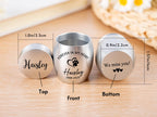 Engraved Pet Cremation Urn: Stainless Steel Mini Ashes Memorial