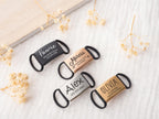 Silent Slide-On Pet ID Tag, Personalized Stainless Steel Dog Cat Collar Tag