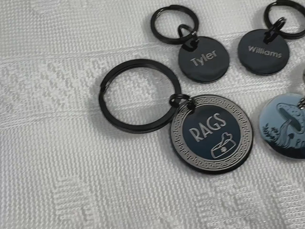 Personalized Stainless Steel Dog Tag, Laser Engraved Pet ID